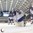 POPRAD, SLOVAKIA - APRIL 18: Slovakia's Juraj Sklenar #30 and Adam Duzek #27 look on after Switzerland's Philipp Kurashev #23 (not shown) goal during preliminary round action at the 2017 IIHF Ice Hockey U18 World Championship. (Photo by Andrea Cardin/HHOF-IIHF Images)